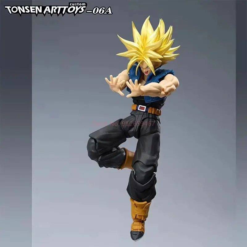 Tonsenarttoys Dragon Ball Z SHF Super Saiyan SSJ SSJ2 Trunks Majin Buu Kid Buutenks Custom Accessories Action Figures Model Toys