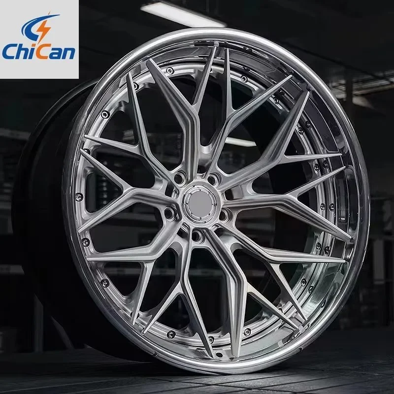 

[2026]Chican Custom Forged 5X120 5X112 Alloy Silver Multi-spoke 18-24 Inch Wheels for Mercedes-Benz for BMW for Audi