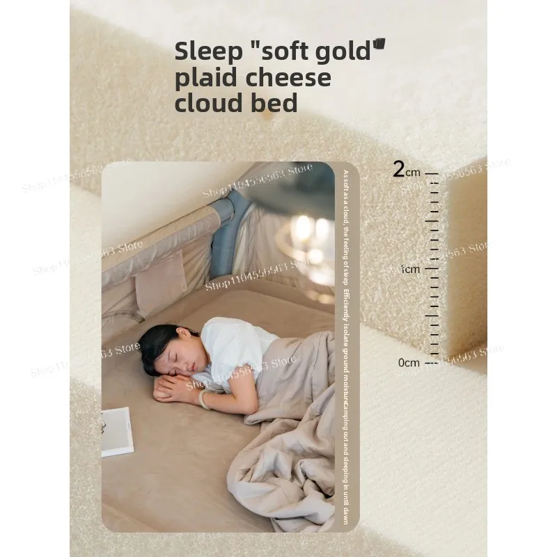 Mountain Cloud Bed Outdoor Inflatable Mattress - Thickened Portable Sponge Mattress for Camping Tents & Home Use