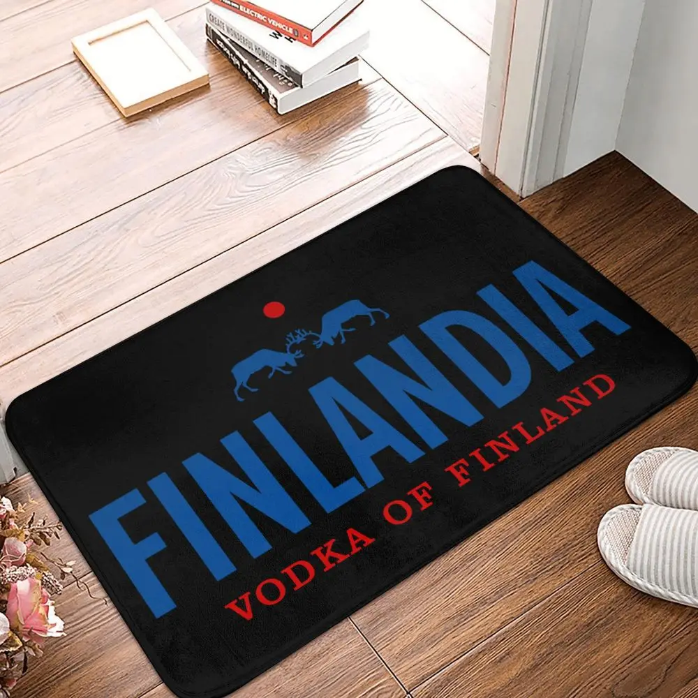 Nuevo Felpudo de Finlandia Vodka, alfombrilla para el suelo, alfombrilla absorbente súper suave para puerta de baño, alfombrilla para puerta de entrada