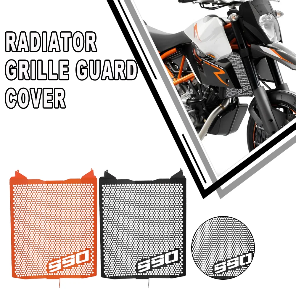 

For 990 Supermoto SMT 990 SM R LC8 2009 2010 2011 2012 2013 2014 Radiator Guard Grille Cover Protector Accessories Motorcycle