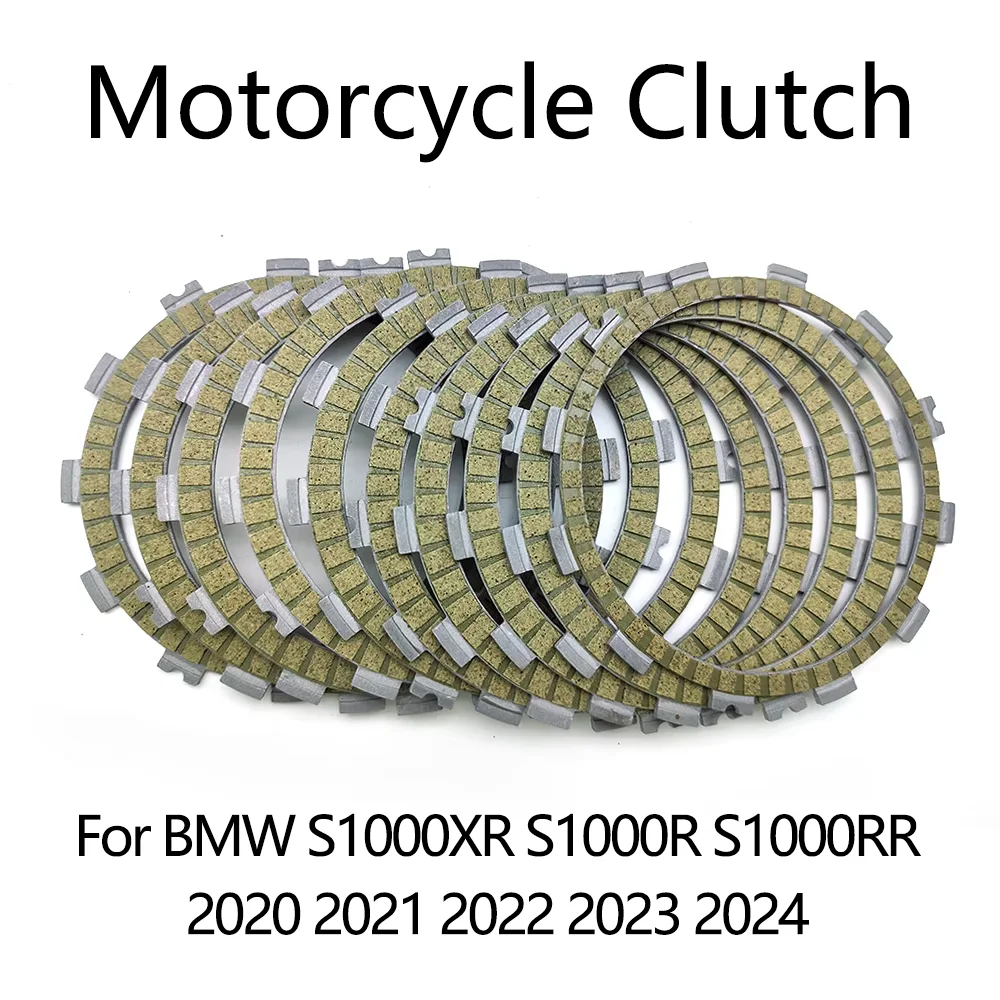 

For BMW S1000XR HP4 S1000R S1000RR S 1000XR 1000R 1000RR S1000 XR R RR 2020-2024 Motorcycle Clutch Friction Plate Disc Kits