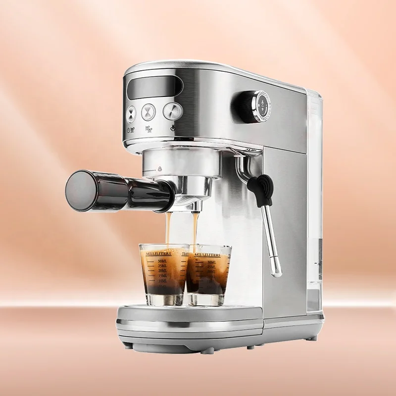 High Quality Wholesale Portable Semi Automatic Electric Coffee Maker Espresso Machine For Office Home