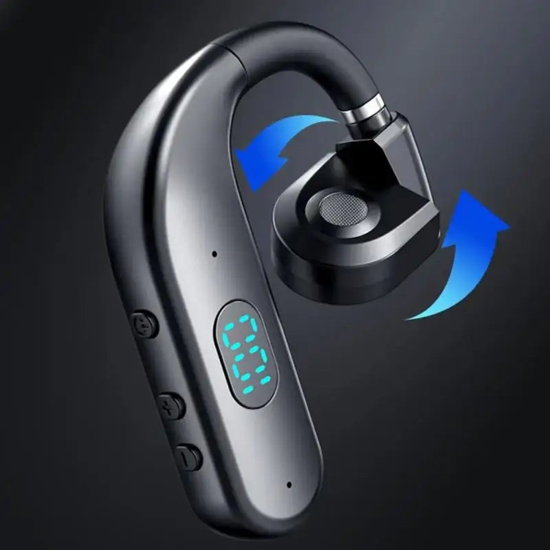 Wireless Headphones Ear-mounted Small And Light Composite Diaphragm Smart Digital Display Long Battery Life Consumer Electronics