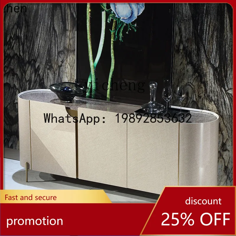 

HT light luxury porch decoration locker living room minimalist dining side cabinet