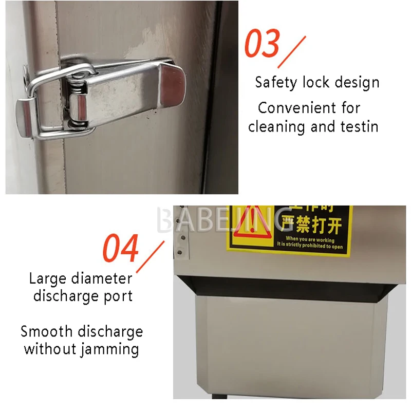 BABEJING Электрическая овощерезка Многофункциональная измельчитель овощей, фруктов, лука, моркови, картофеля, редиса