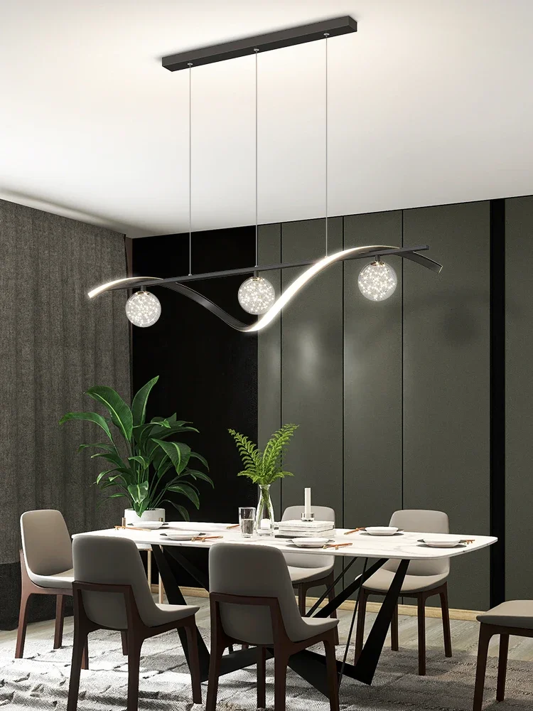 2025 Modern Minimalist Led Pendant Lamps Dimming For Coffee Table Dining Room Kitchen Island Ceiling Chandelier Home Lighting Fi