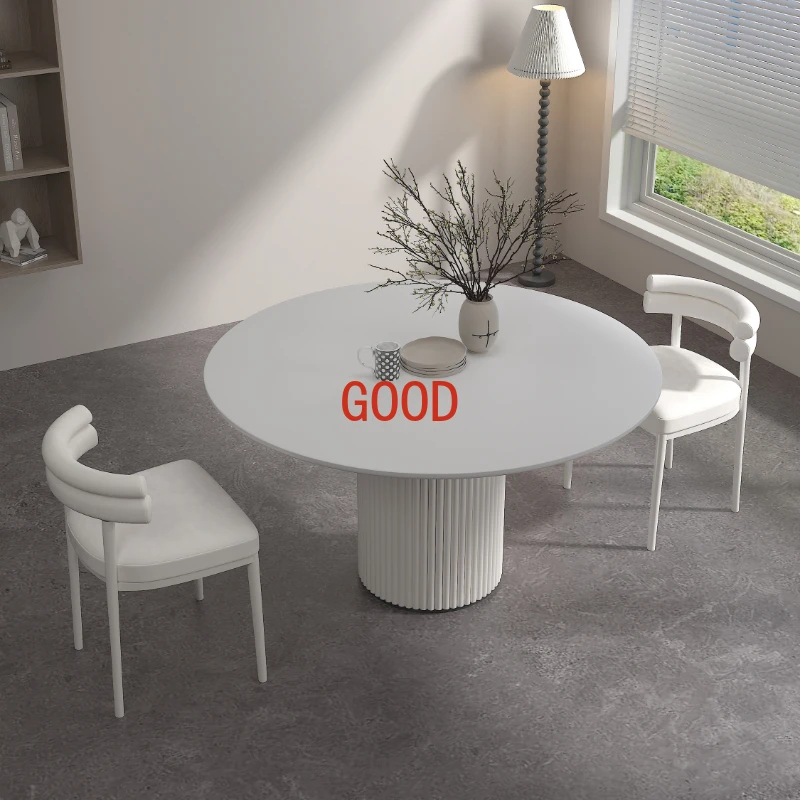 Tavolo da pranzo rotondo da cucina moderna tavolo da pranzo da caffè di lusso nordico cena da soggiorno Mesa Comedor mobili per la casa ZT50DT