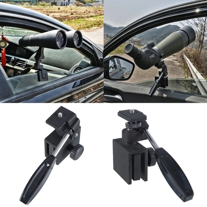 

Telescopes Camera Vehicle Car Window Mount Holder Aluminum Clip 1/4inch Thread for Exploration Nonslips Dropshipping