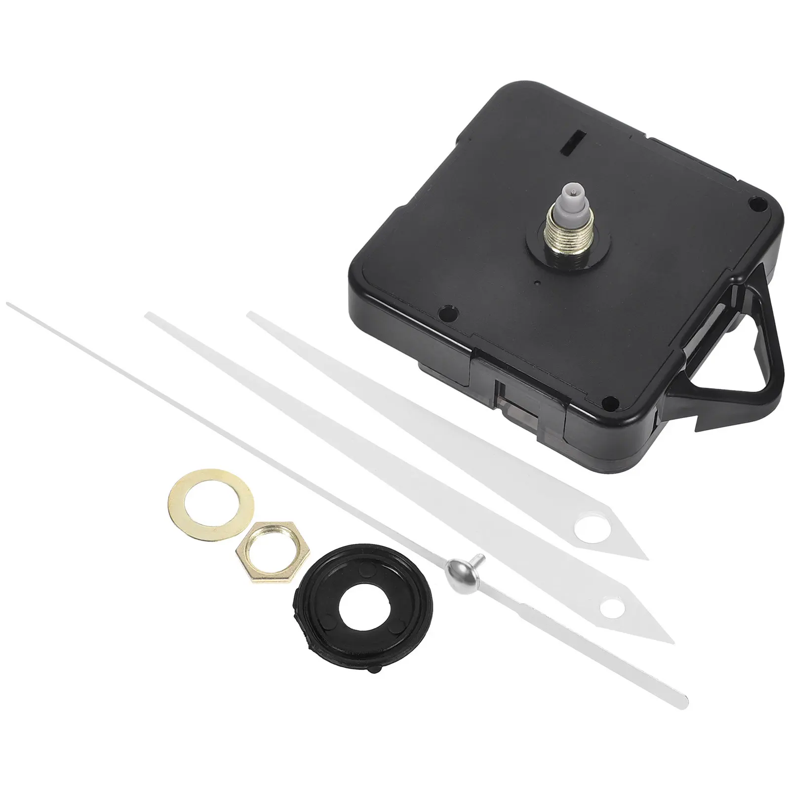 Clock Movement Kit with 3 Pointers Simple Wall Clock Replacement for DIY Home Decor White 13Mm Shaft Silent High Precision