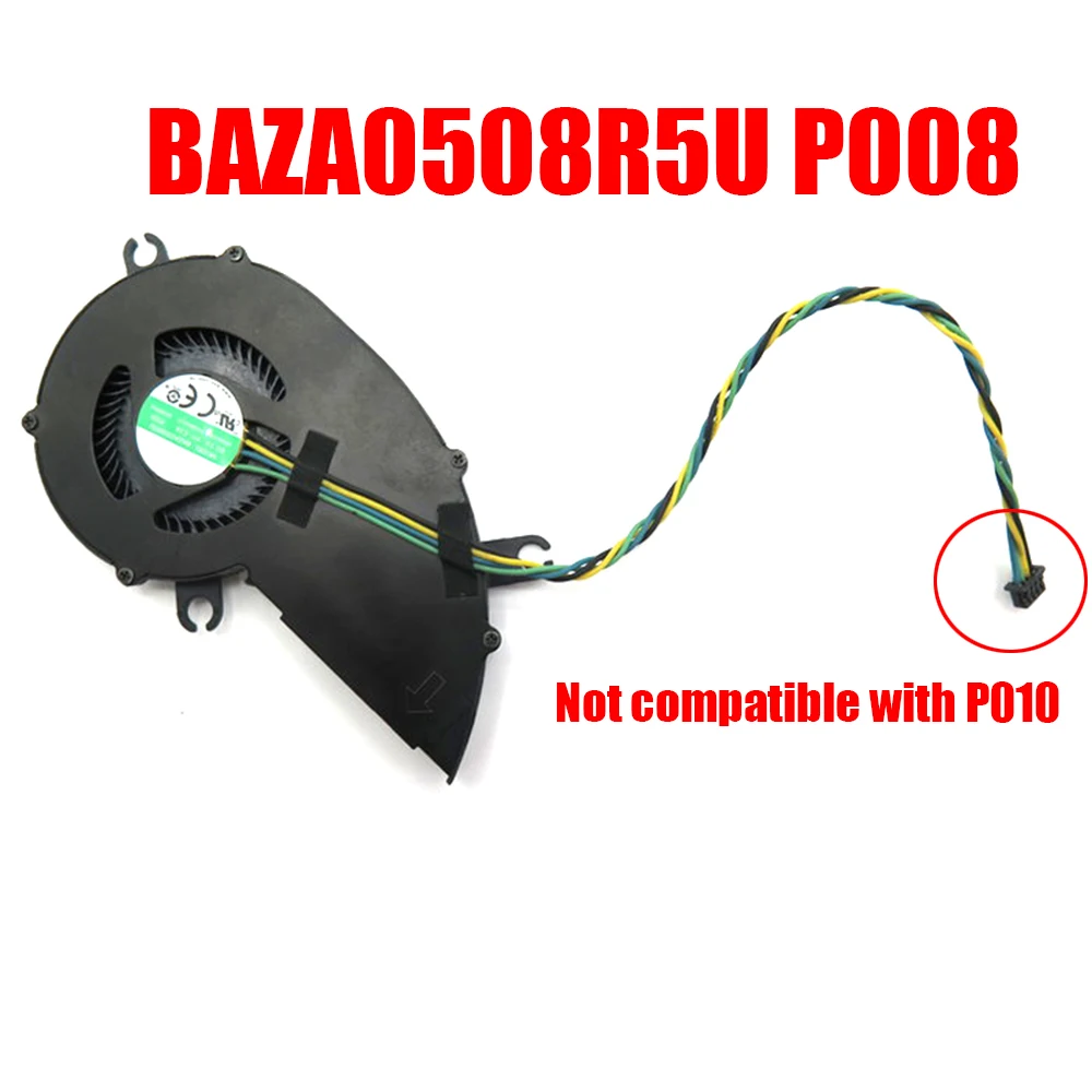 Laptop CPU Fan For AVC BAZA0508R5U P008 DC5V 0.5A 4PIN New