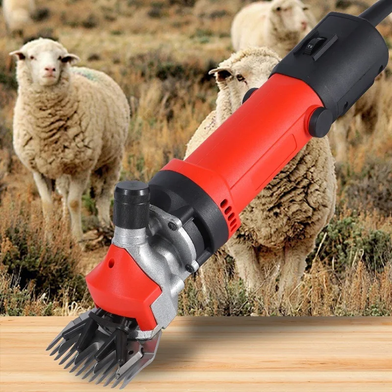 220V 110V Electric Sheep Shears 6 Speeds Hair Clipper For Sheep Goat Alpacas Wool Scissor Sheep Farm Shearing Machine 13 Teeth