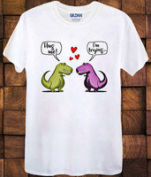 T Rex Dinosaur Shirt Hug Me Lovers Valentine'S Day Ideal Present Men S Ladies Top