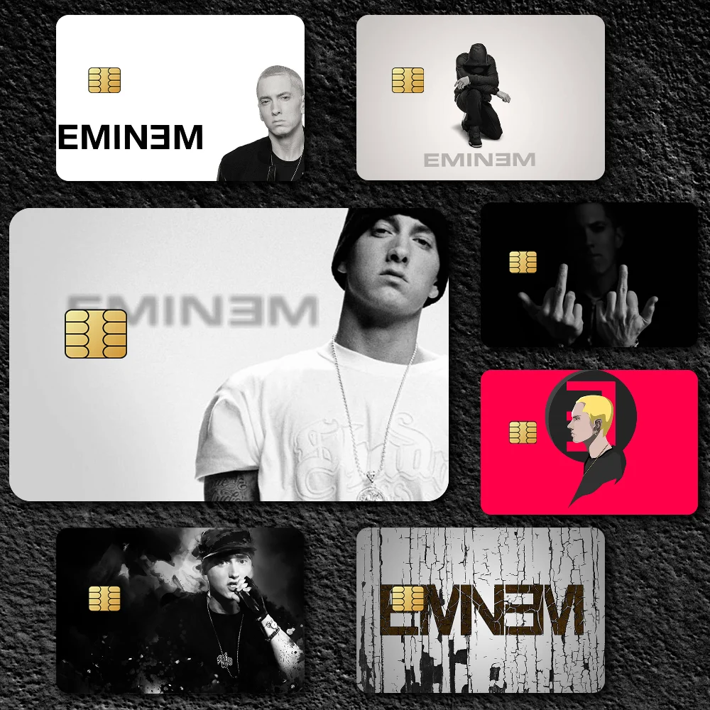 Hop Rapper Eminem Decorative Small Waterproof Chip 4PCS Card Sticker New Anti-Scratch