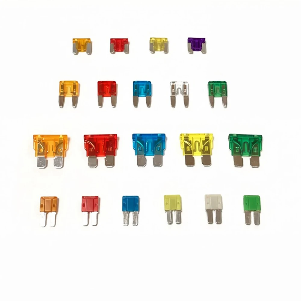 10Pcs Auto Medium Mini Micro Blade Fuses 5A 7.5A 10A 15A 20A 25A 30A 35A 40A Car Truck Vehicle Circuit Protection Safety Fuse
