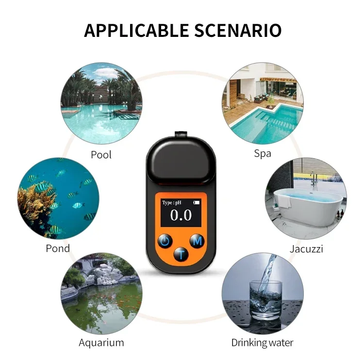 Best quality hot sale water quality tester analyzer  for pool spa/aquarium/fish tank water testing