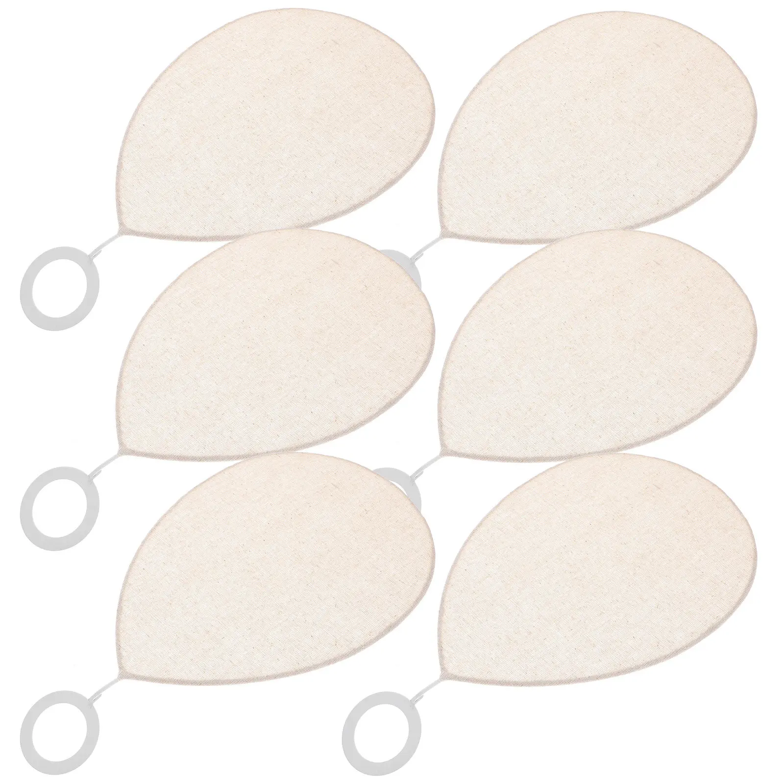 Petal Lamp Shade Beige Cloth Soft Fabric Cover E27 Compatible Small Table Floor Bedside Lamp Shade Replacement