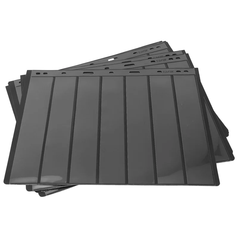 A19E-10PCS Stamp Grid Stamp Page Stamp Holders Of Stamp Album PVC Loose-Leaf Inners