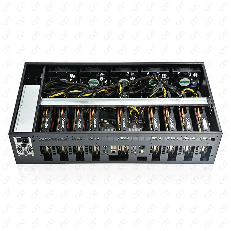 

Корпус для сервера X79 на 9 GPU, двойной процессор X79 с 9 видеокартами 580, компьютерный корпус-шасси для ПК, прямые продажи с завода