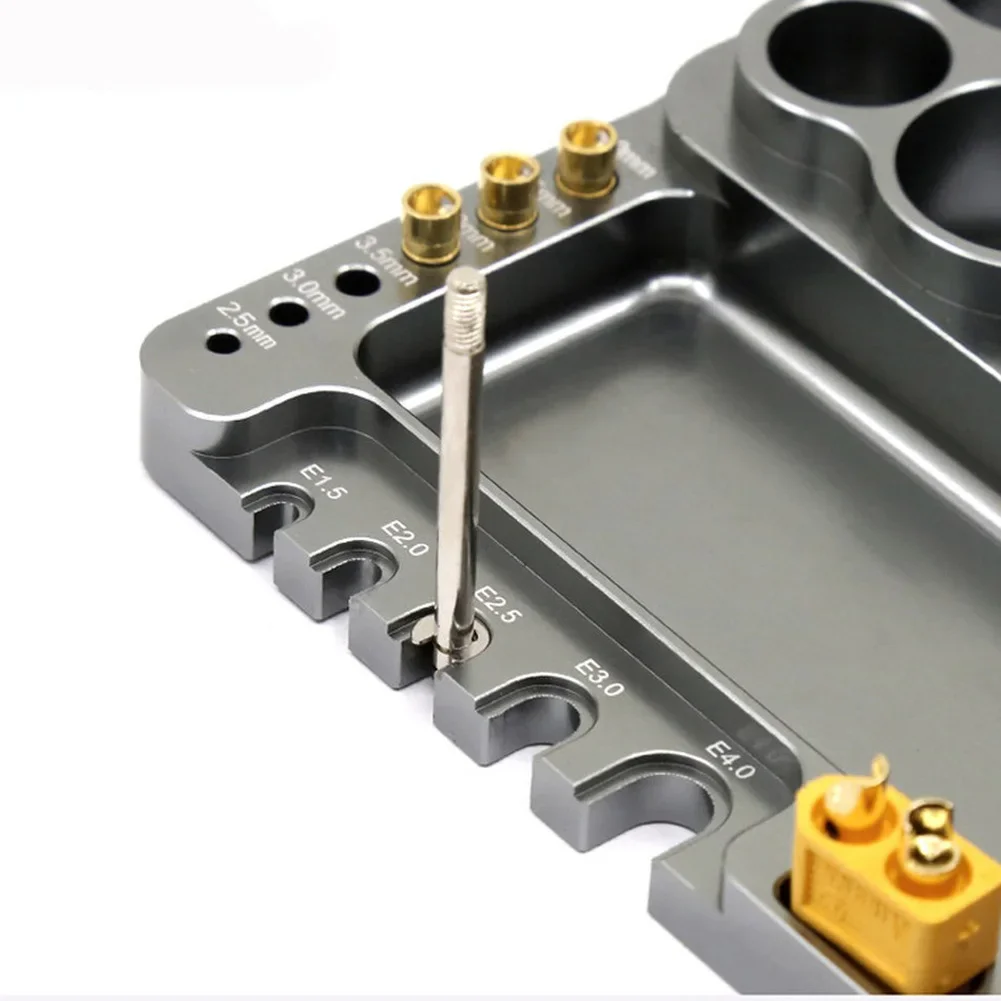 

For Durable Metal RC Model Tool Rack for Organized Workspace and Easy Access to Screwdrivers Wire Cutters and Pliers