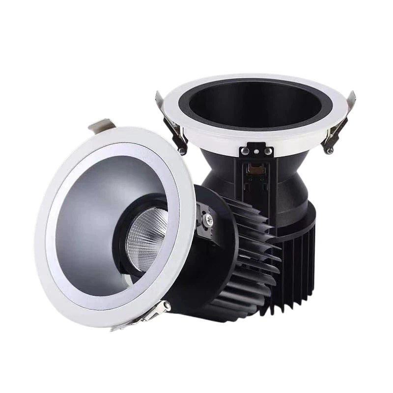Ultra-high power Super Bright Recessed LED Downlight LED Ceiling For super factories large shopping malls stations airports