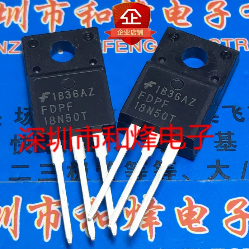 5PCS-10PCS FDPF18N50T  TO-220F 500V 18A   ORIGINAL ON STOCK