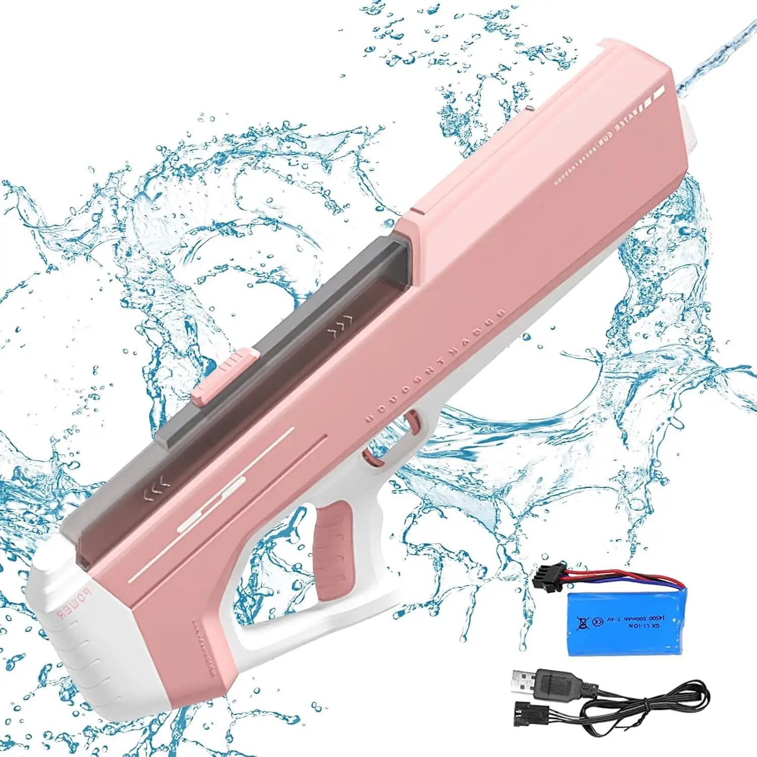 자동적으로 물 고압 전기 물총 장난감 어린이를위한 여름 야외 수영장 싸움 게임 어린이 물 장난감 선물