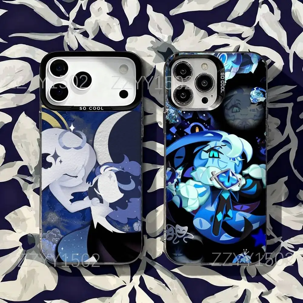 

C-Cookie Run Kingdom Stardust Phone Case For iPhone 17,16,15,14,13,12,X,8,Pro,Max,Plus,SE4,Air,Mini HD Black IMD Matte