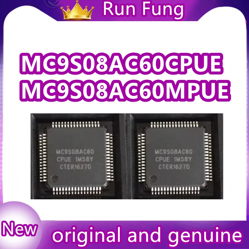 

5 шт./лот MC9S08AC60CPUE MC9S08AC60MPUE QFP64 Новый оригинал