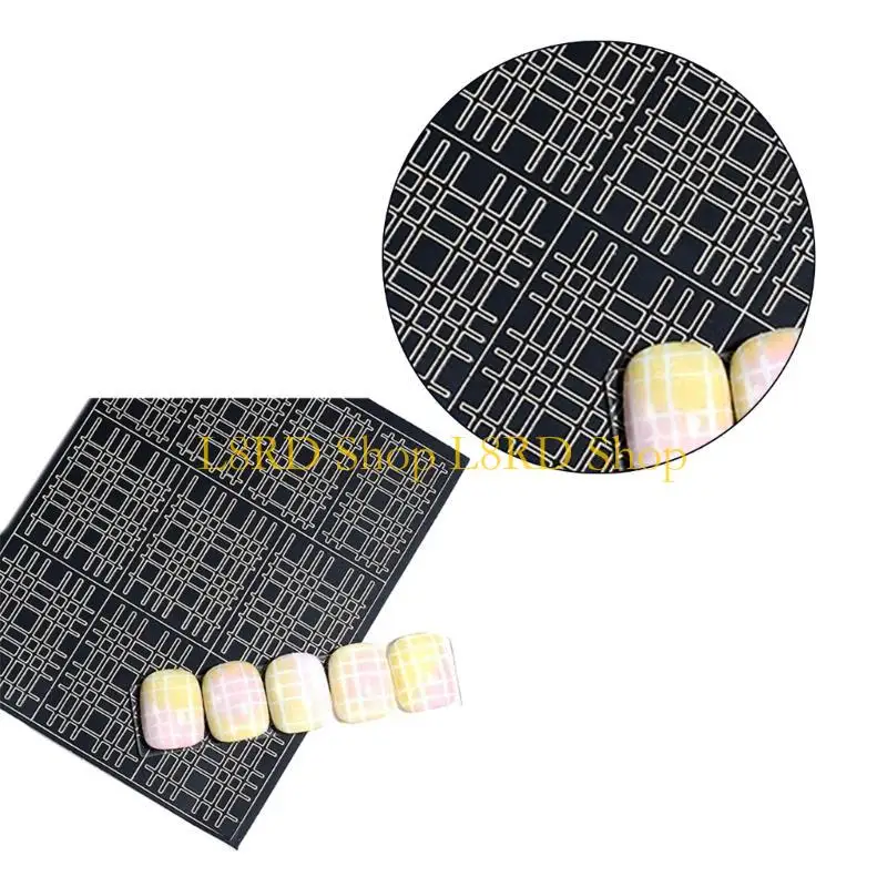 L8RD Women Wrap Decal Strips Art Decoration Leopard Print 3D Decal Ladies Manicure Art Patchs Full Cover Polish Stickers