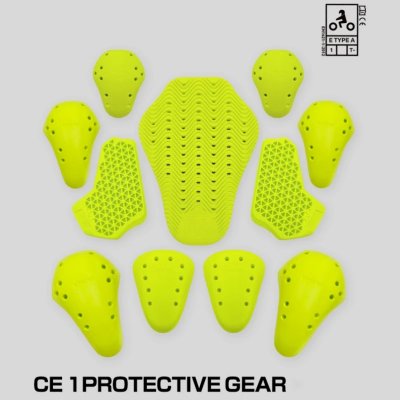 

Motorcycle CE1 Certified Riding Protection Anti-Impact Protective Pads Back/Shoulder/Chest/Elbow/Hip/Knee Guard for Jacket/Pants