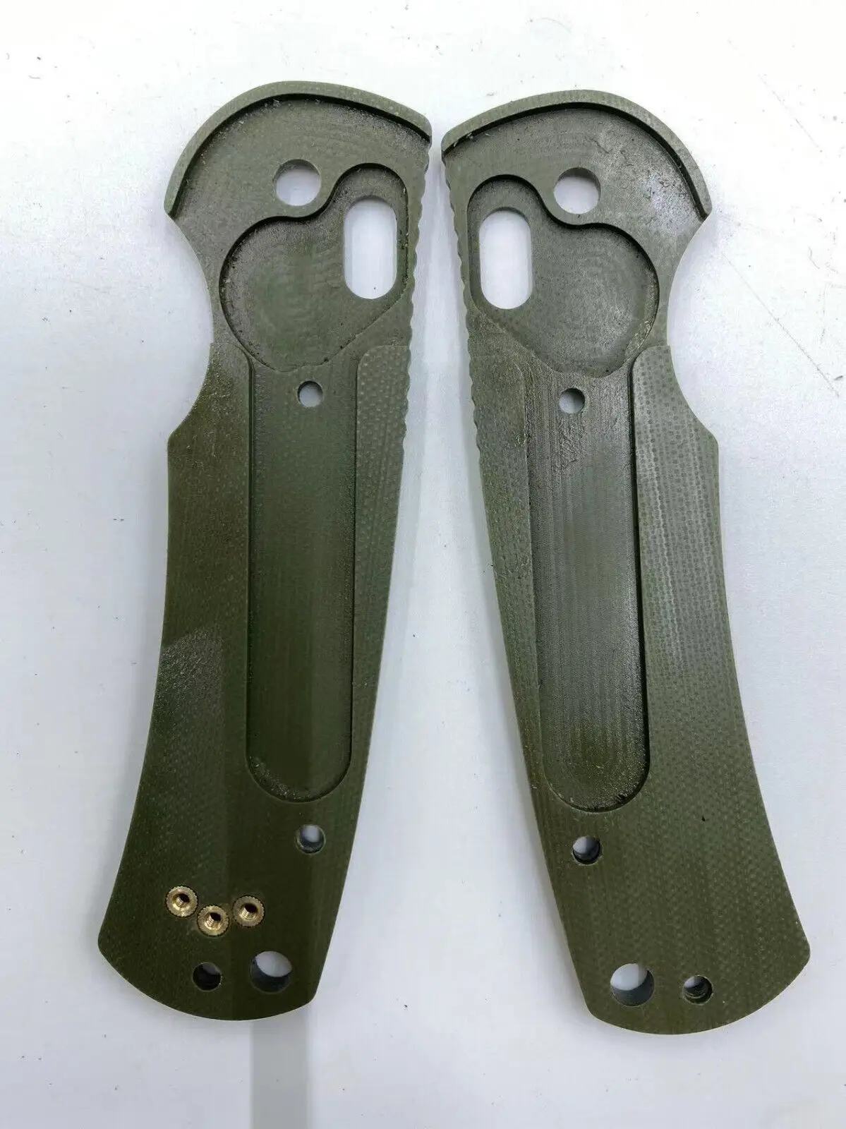 Imagem -06 - Facas Dobráveis com Escamas para Benchmade Griptilian G10 Cores 550 551 Par