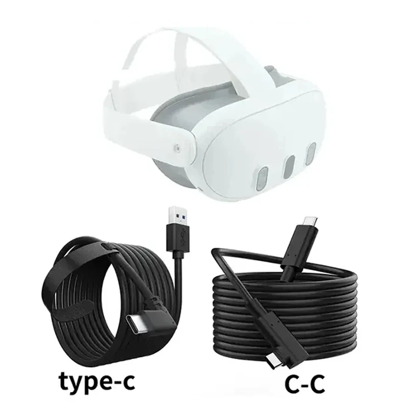 كابل البخار VR للبحث 3 ، 3.0 وصلة ، عالية السرعة ، ونقل البيانات مستقرة ، يمكن أن يلقي اتصال الشاشة