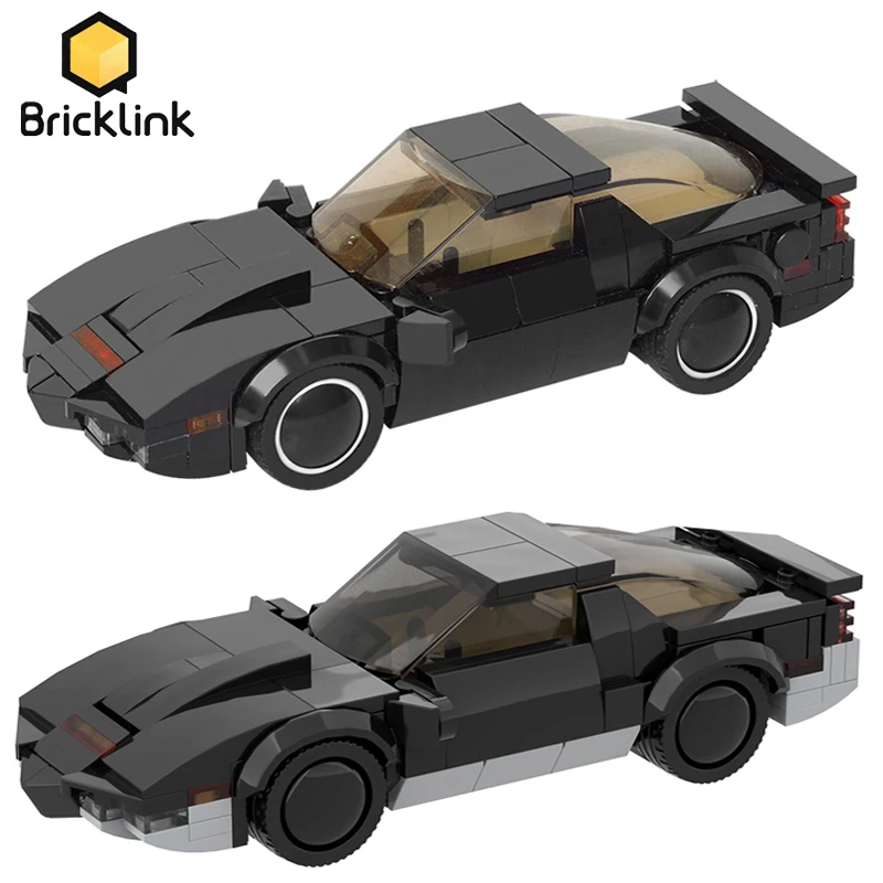 

Bricklink Technical Car Knights Rider KITT Speed Champion Pontiac-Firebird Sportscar Set Building Blocks Toys For Children Gift