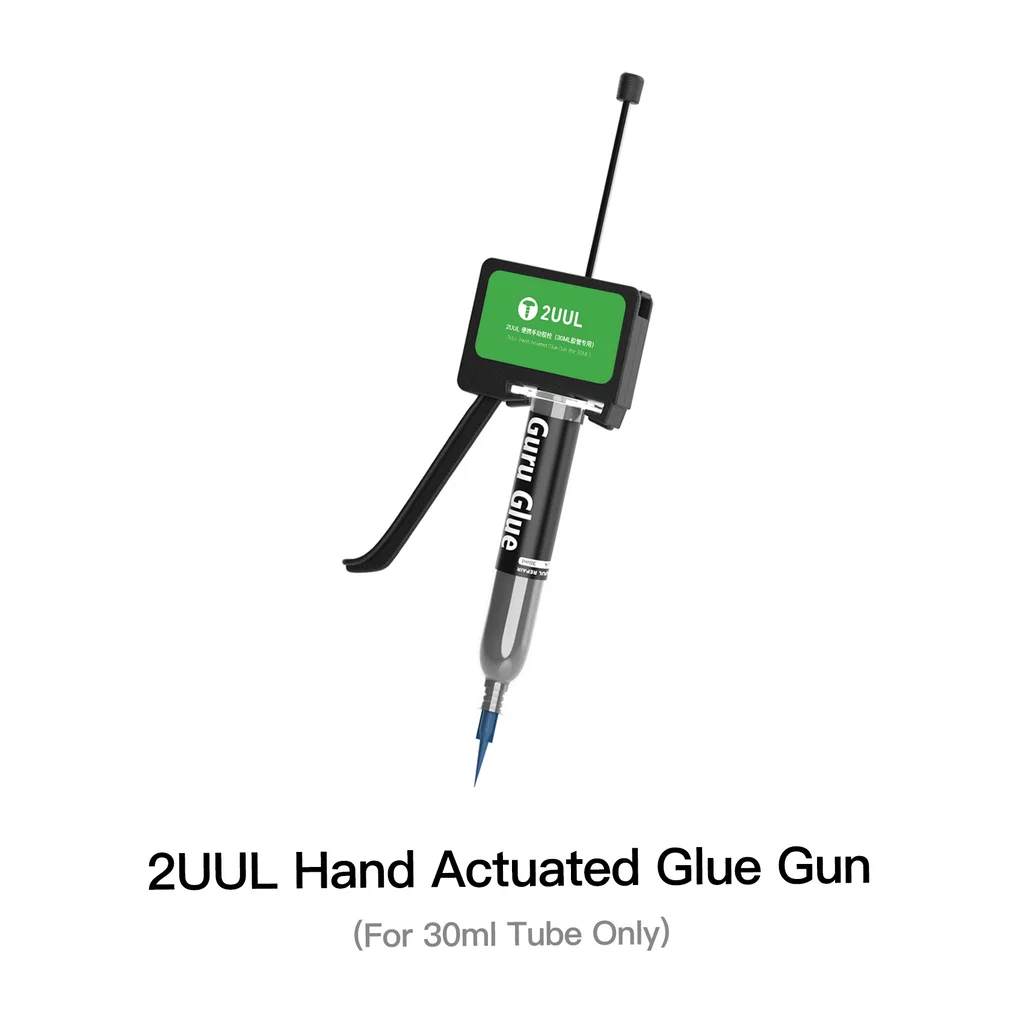 2UUL Guru Pistola Manual de pegamento suave especial, aplicador para reparación de teléfonos móviles, evita que la pantalla LCD se dañe, reparación rota