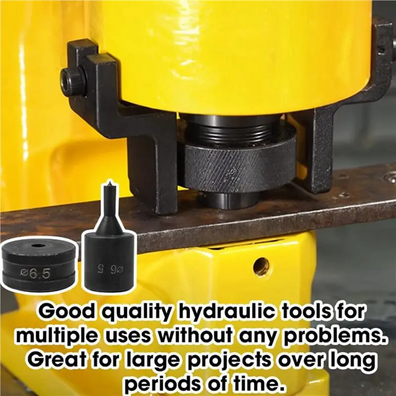 أداة ثقب هيدروليكية للتسليم لمدة 24 ساعة لآلة CH70 CH-70، أداة ثقب هيدروليكية مستديرة 6.5 مم، قطعتان، أسود #2