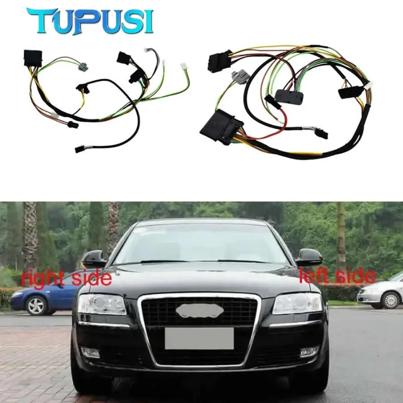 

For Audi A8 D3 2005-2010 Car Accessories Halogen / LED DRL Headlight Internal Wire Harness Plug Wiring Harness