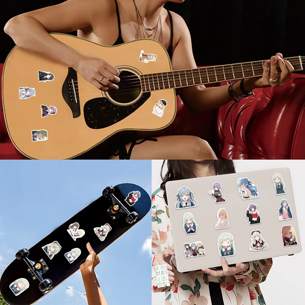 10/30/60PCS Comic AveMjica Funny Cute Graffiti Stickers Anime DIY Scooter Guitar Glasses Case Bicycle Helmet Decorative Stickers