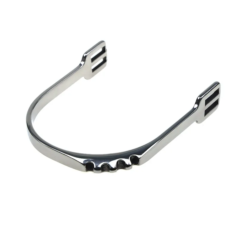 Stainless Steel English Spur Precision Cast 3 Teeth Design Men Horse Riding Spurs SP6129 For Better Horse Interaction