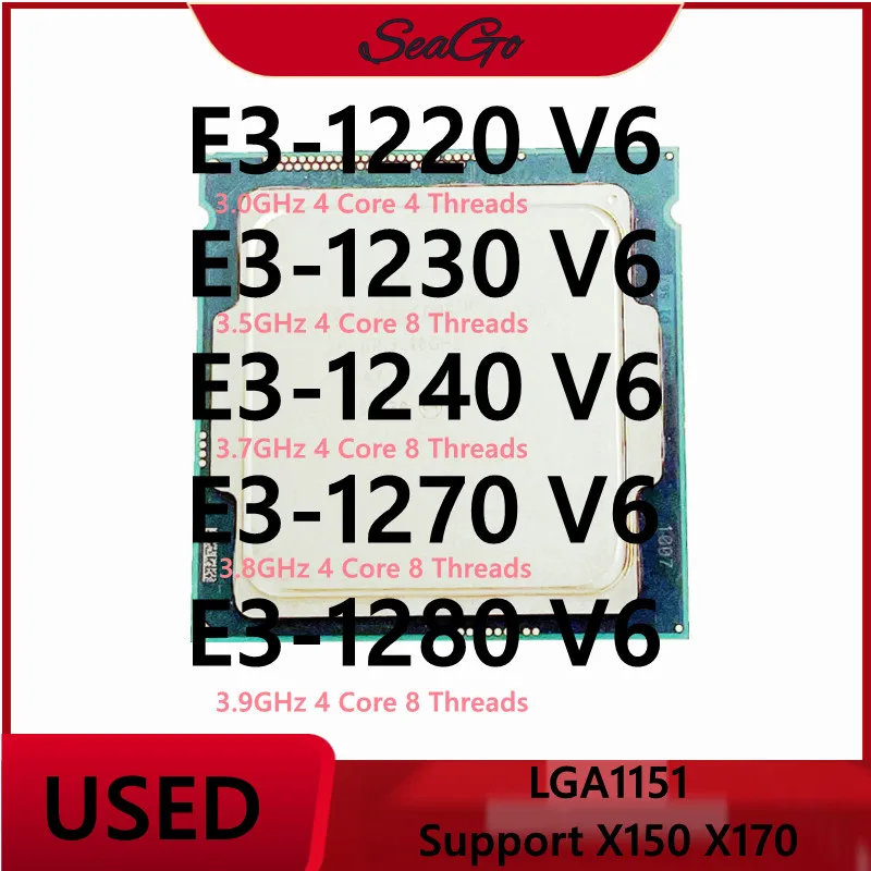 E3-1220 V6 E3-1230V6 E3-1240 V6 E3-1270 V6 E3-1280V6 LGA1151