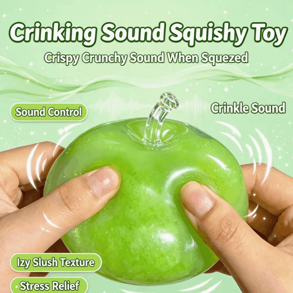 brinquedo-sensorial-macio-e-moldavel-maca-verde-slushie-com-som-de-areia-crocante-nao-saltitante-de-subida-lenta-textura-de-slush-de-gelo-para-apertar