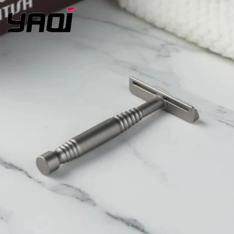 

YAQI Remus Razor Men's Double Edge Safety Razor Stainless Steel Vintage Shaving Razor Handmade Crafted Straight Razor