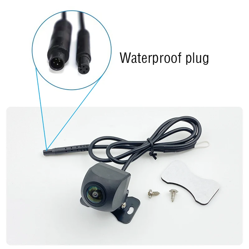 HICAMRUI Rear View Reverse Camera Kit for Toyota Hilux REVO Z-Edition 2020 2021 2022 2023 2024 OEM Stereo to Add Reverse Camera