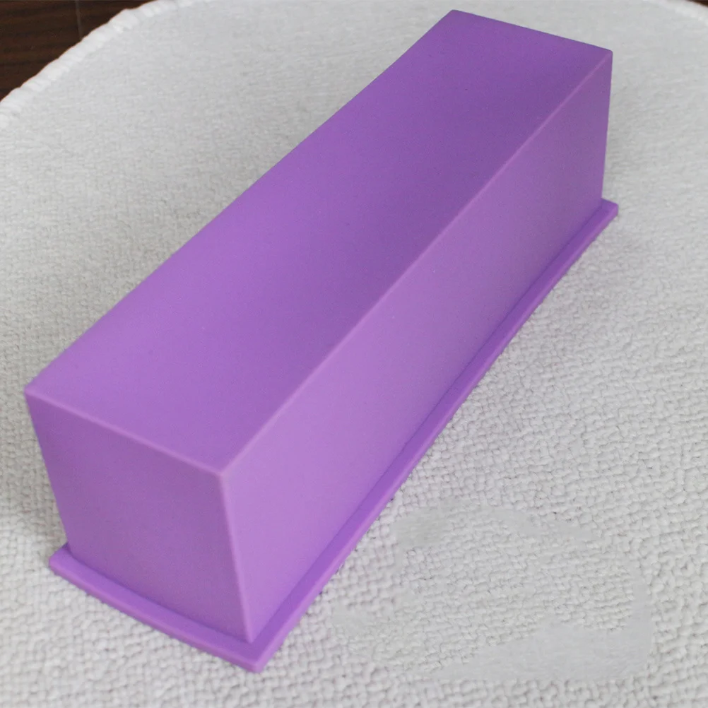 

Silicone Soap Loaf Mold Large Flexible Rectangular Diy Cake Bread Jelly Chocolate Making Baking Tool Oven Microwave Freezer -40