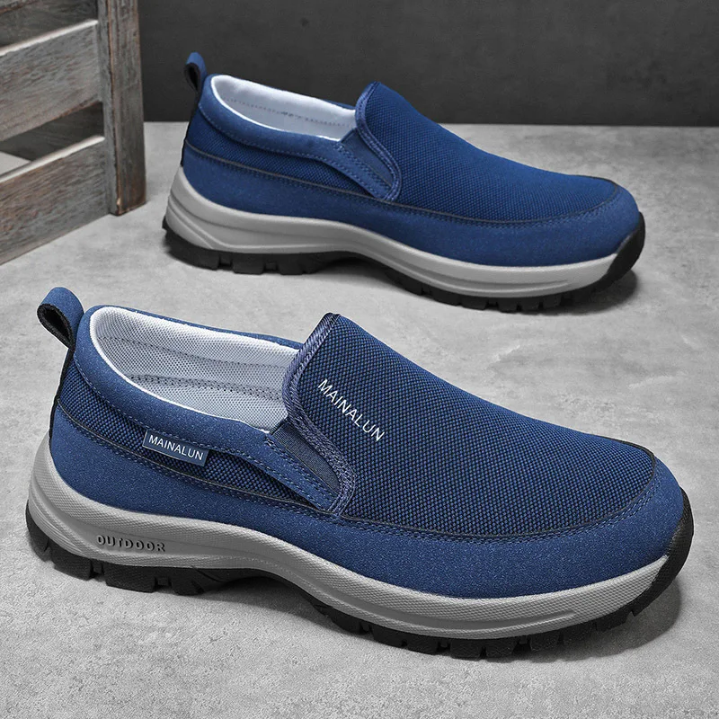 أحذية رجالية كاجوال كلاسيكية بدون كعب رياضية خارجية خفيفة الوزن أحذية تنس أحذية رياضية مريحة مقاومة للاهتراء وغير قابلة للانزلاق