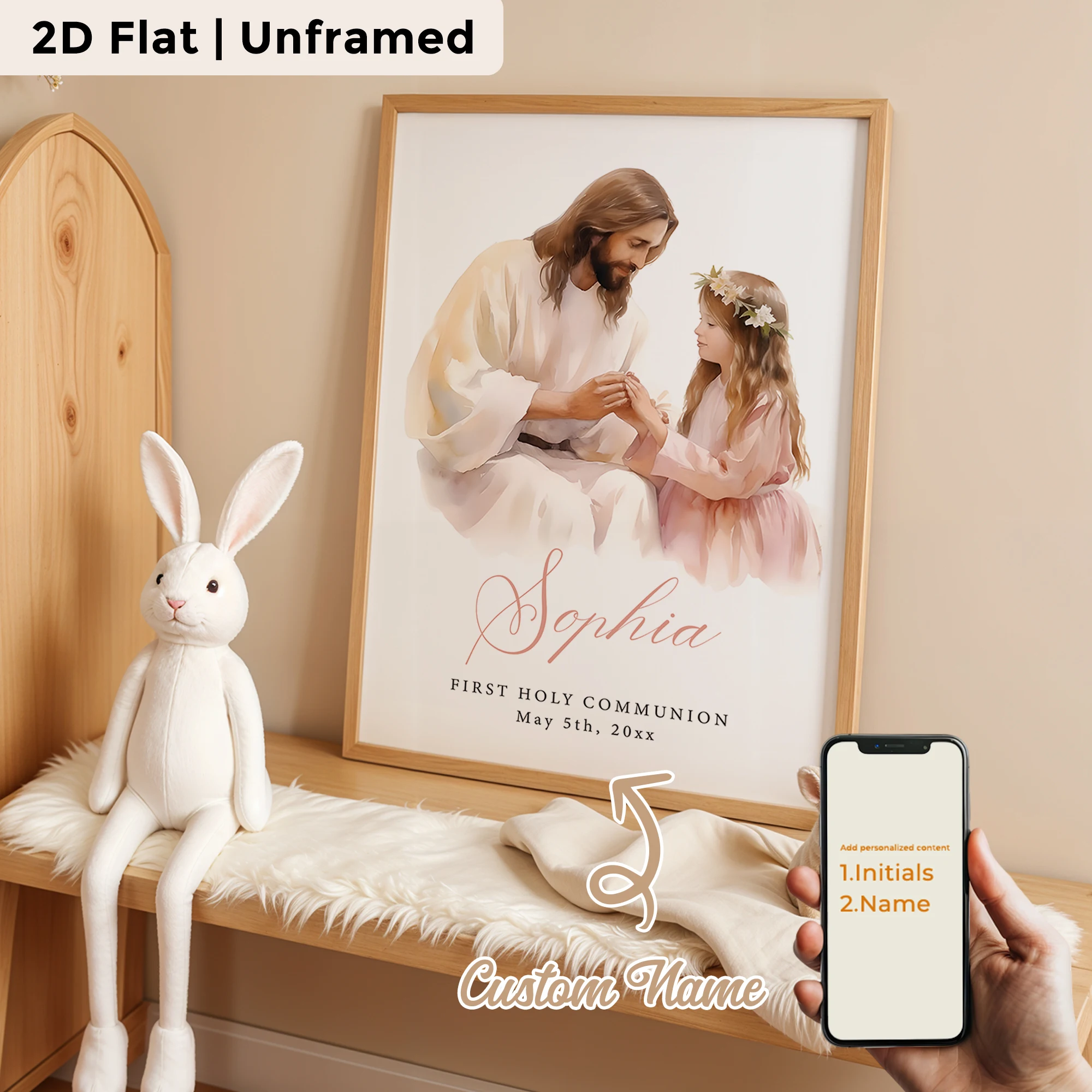 Personalized Custom Name Christian Blessing Wall Art Print Picture Canvas Poster Painting For Living Room Home Decor Gift