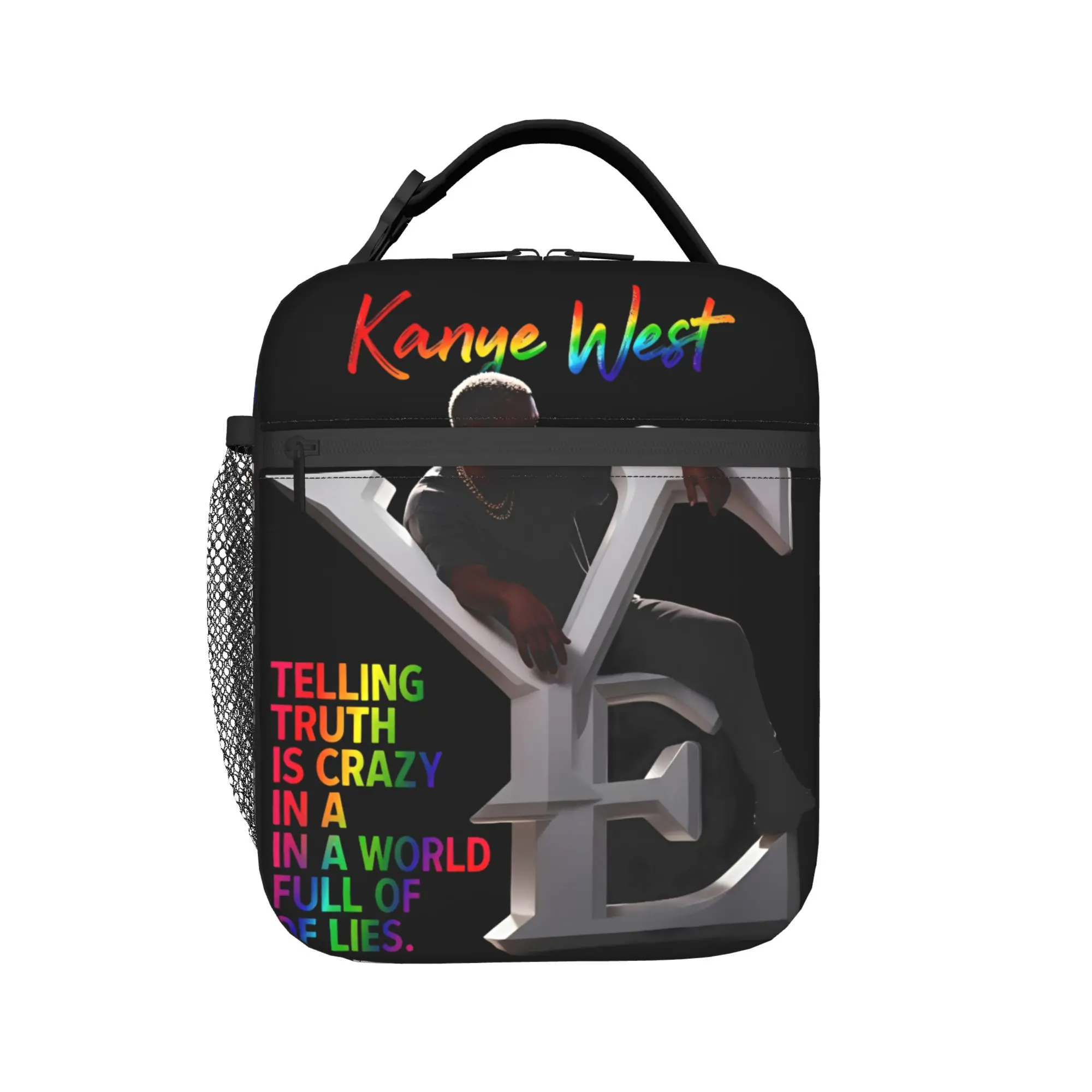 Insulated Lunch Tote Bag Kanye West Live At Gelredome 2026 Accessories  Storage Food Box New Arrival Thermal Cooler Bento Box