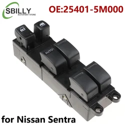 25401-5M000 Power Window Master Control Switch for Nissan Sentra 2000 2001 2002 2003 2004 2005 2006 254015M000