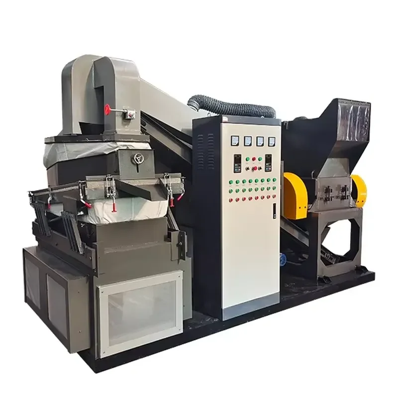 Industrial Machinery All-in-one High Purity Scrap Cable Separator Fully Automatic Recycling Copper Rice Recycling Machine