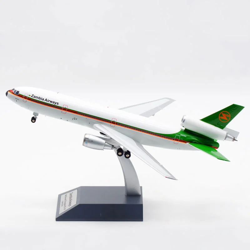 

Zambian Air DC-10-30 Civil Aviation Airliner Alloy & Plastic Model 1:200 Scale Diecast Toy Gift Collection Simulation Display